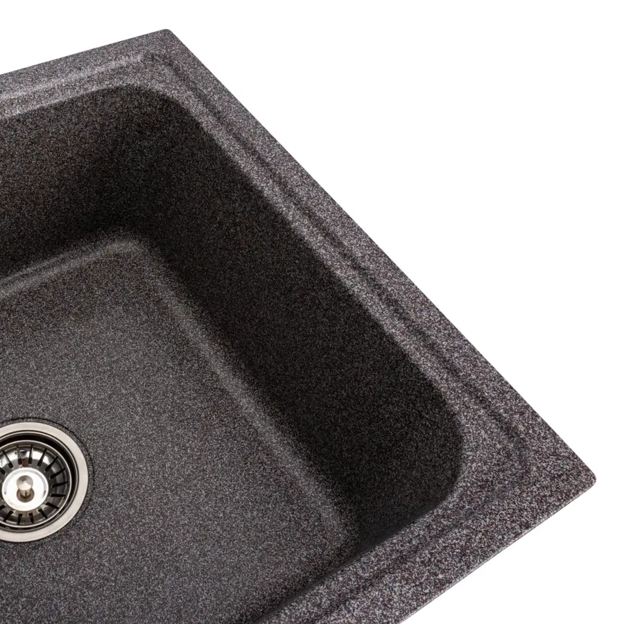 Гранітна мийка для кухні Platinum 7950 Equatoria глянець Мікс