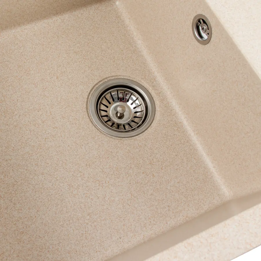 Гранітна мийка для кухні Platinum 7950 Selena матова Сафарі