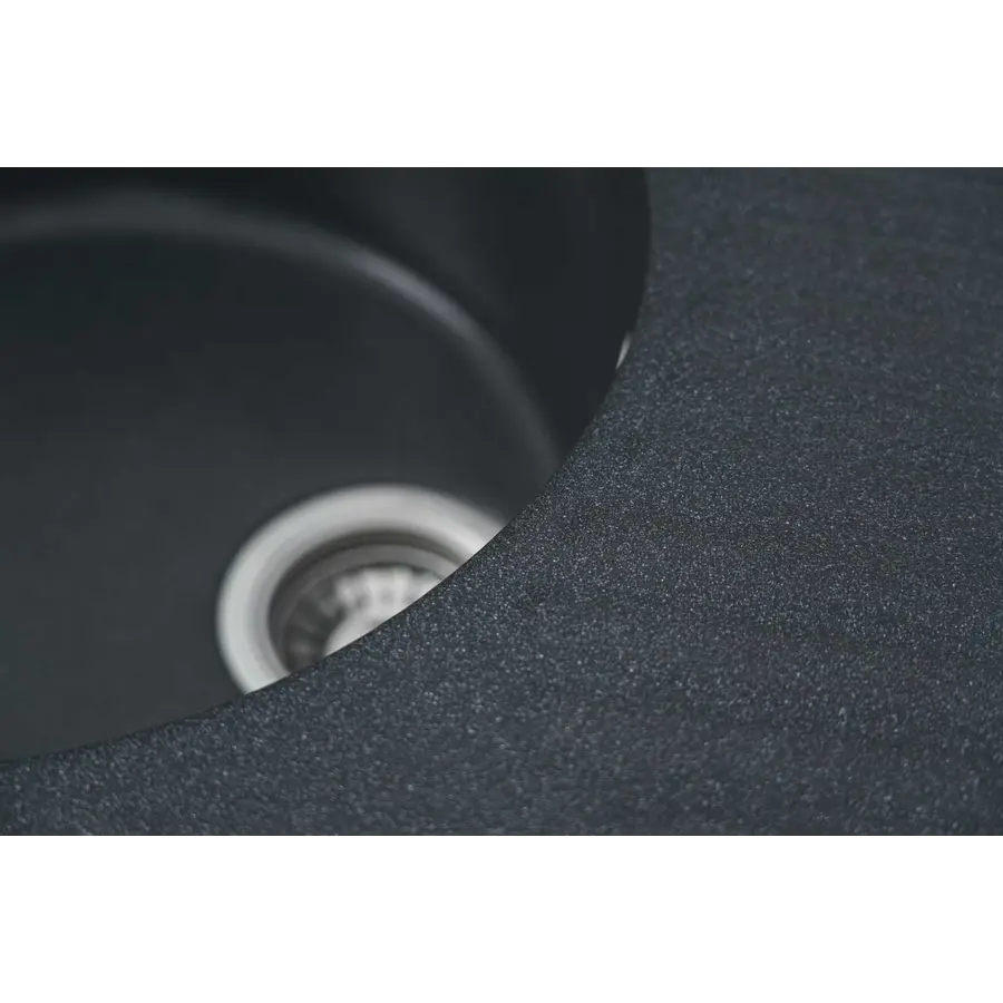 Гранітна мийка для кухні Platinum 7346 ASTORIA глянець Антрацит