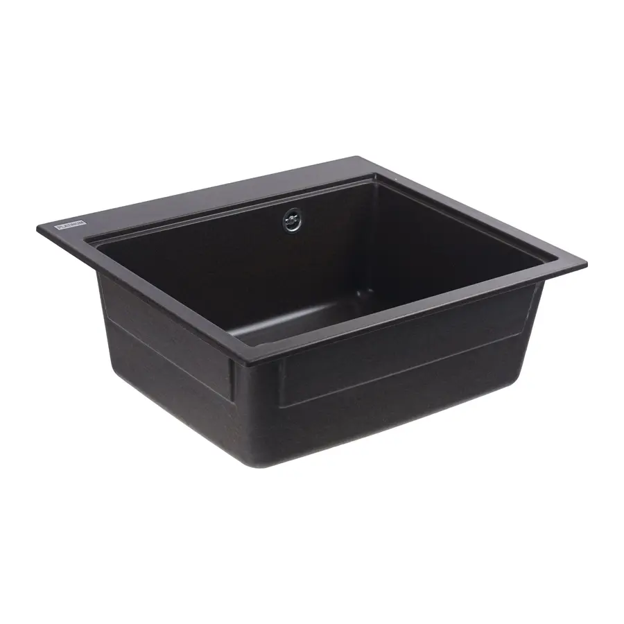 Гранітна мийка для кухні Platinum 5852 VESTA матова Шоколад