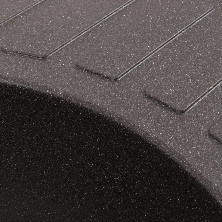 Гранітна мийка для кухні Platinum 6250 SOUL матова Гренадін