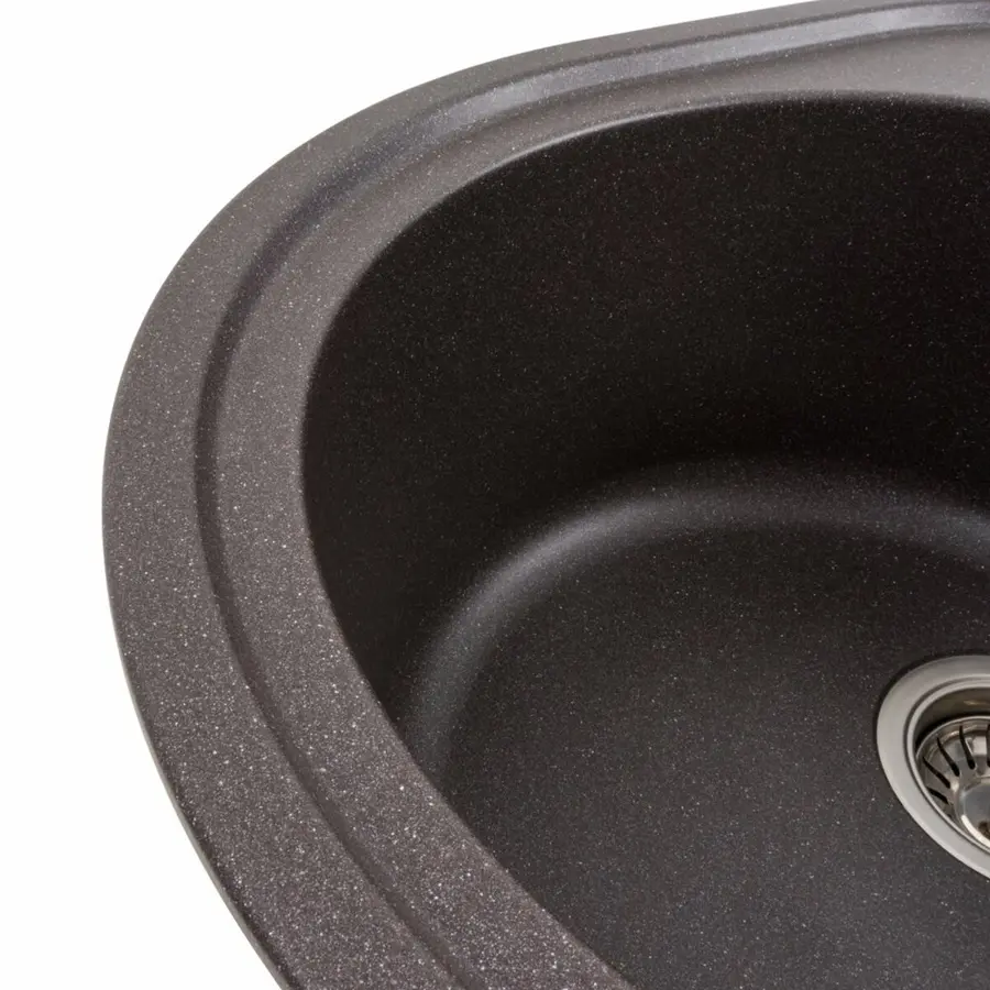 Гранітна мийка для кухні Platinum 6250 SOUL матова Гренадін