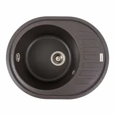 Гранітна мийка для кухні Platinum 6250 SOUL матова Гренадін