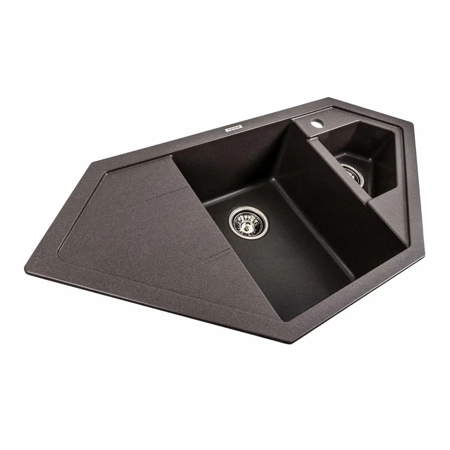 Гранітна мийка для кухні Platinum 9950 PANDORA матовий Гренадін