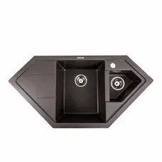 Гранітна мийка для кухні Platinum 9950 PANDORA матовий Гренадін