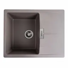 Гранітна мийка для кухні Platinum 6250 ZIRKONE матова Дюна