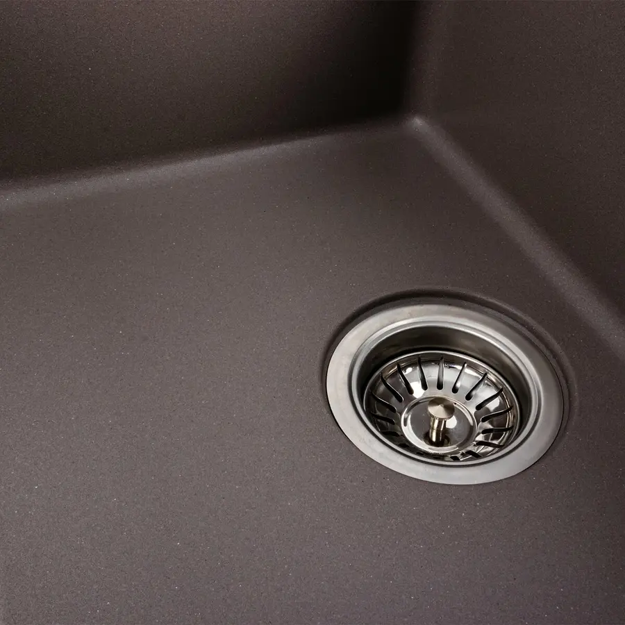 Гранитная мойка для кухни Platinum 6250 ZIRKONE матовая Дюна