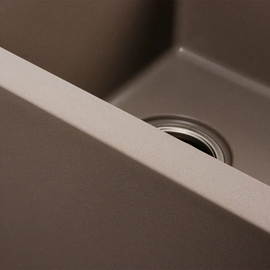 Гранитная мойка для кухни Platinum 7850 HARMONY матовая Дюна