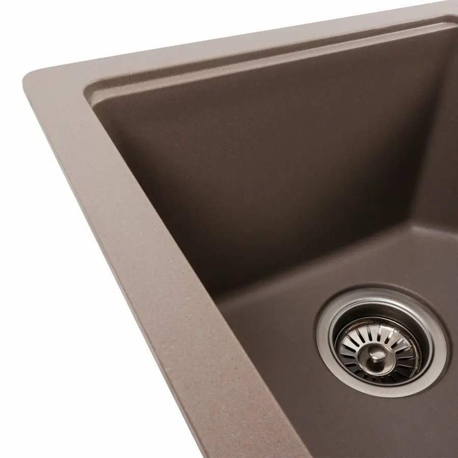 Гранитная мойка для кухни Platinum 7850 HARMONY матовая Дюна