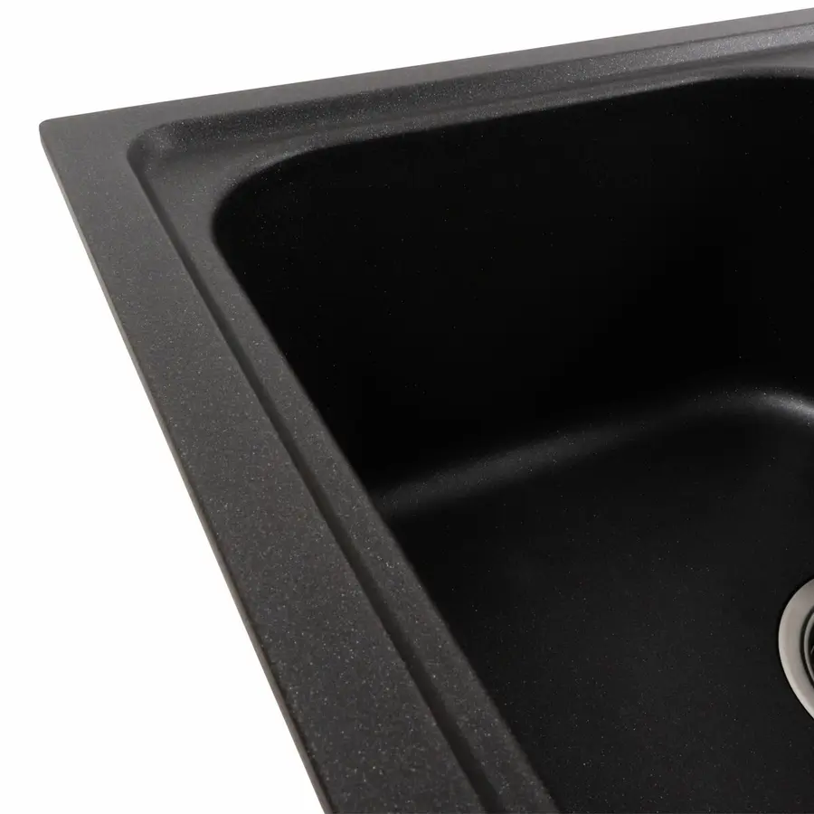 Гранитная мойка для кухни Platinum 7950 Equatoria матовый Морион