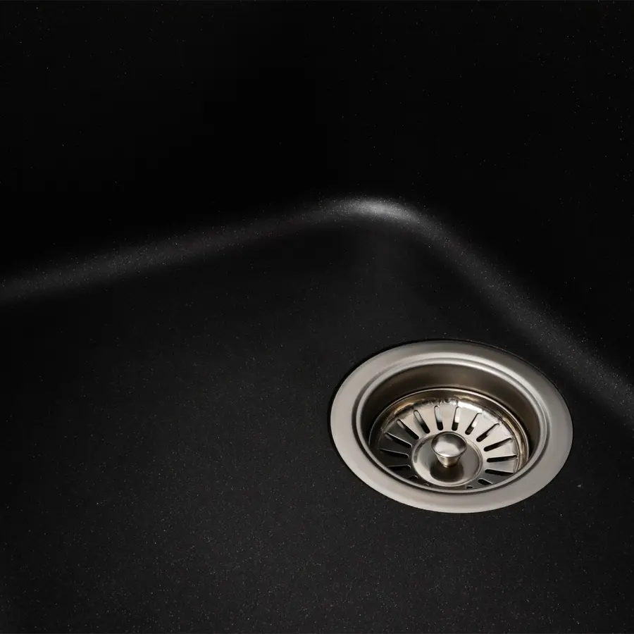 Гранитная мойка для кухни Platinum 7950 Equatoria матовый Морион