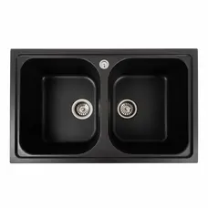 Гранітна мийка для кухні Platinum 7950 Equatoria матовий Моріон