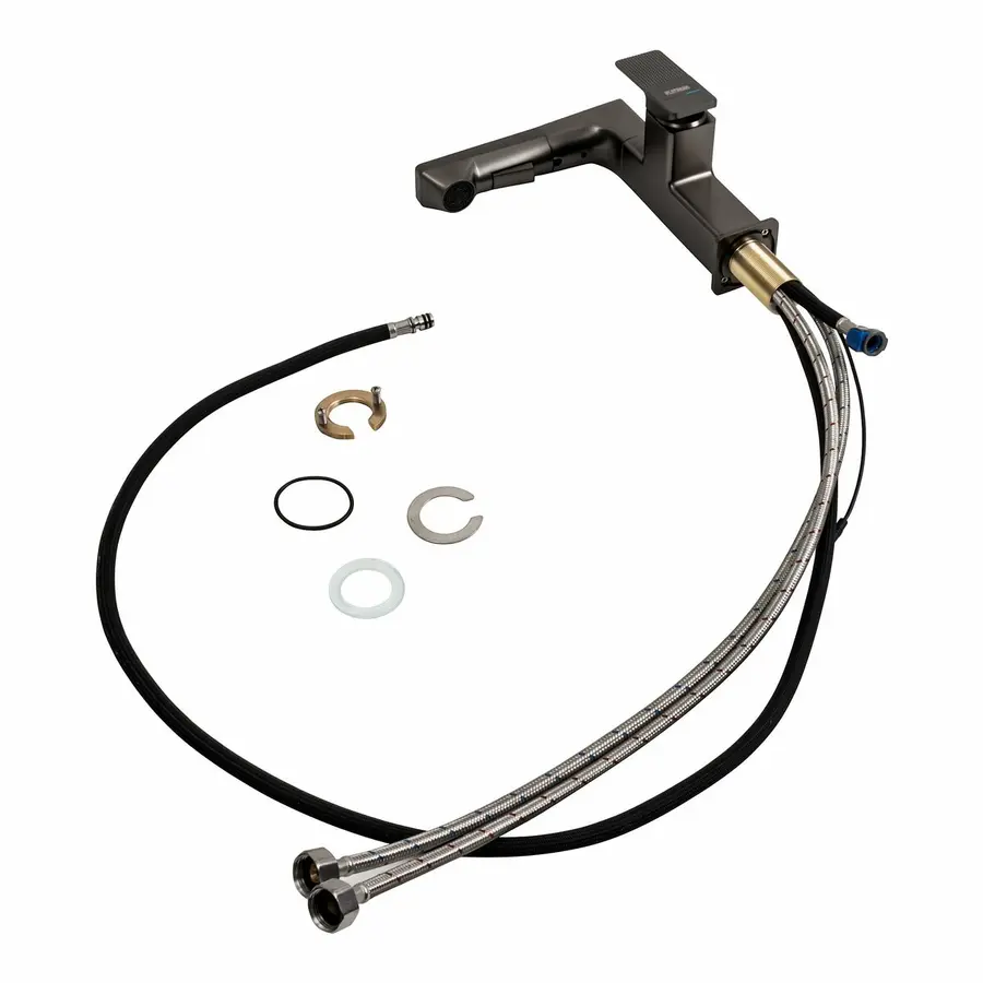 Змішувач для рукомийника з індикатором A238 Platinum