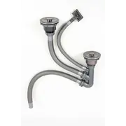 DST-B сифон подвійний ТМ Platinum PVD чорний