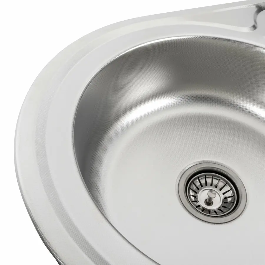 Кухонная мойка из нержавеющей стали Valeso ДЕКОР 7750 (0,6/170 мм)