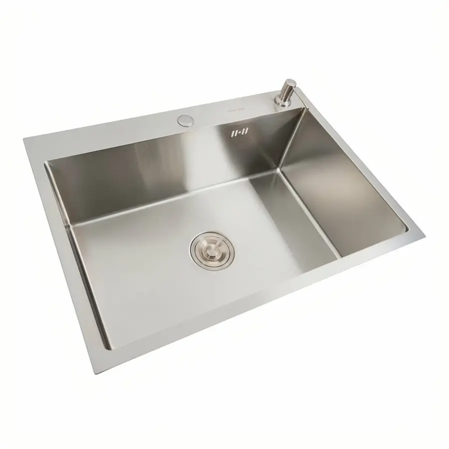 Кухонная мойка VALESO Handmade 70*50 нержавейка (сифон круглый, 3,0/0,8)