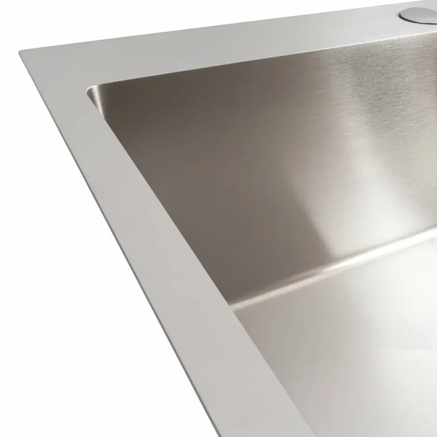 Кухонна мийка нержавійка 65*45 Valeso Handmade (сифон круглий, 3,0/0,8)