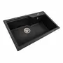 Гранітна мийка для кухні VALESO NIKA 7545 матова Графіт