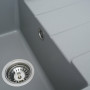 Гранітна мийка для кухні VALESO 6550 INTENSO матова Сірий мусон