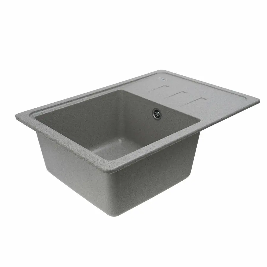 Гранитная мойка для кухни VALESO LIANA 6243 матовая Серая