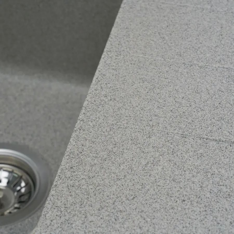 Гранитная мойка для кухни VALESO LIANA 6243 матовая Серая