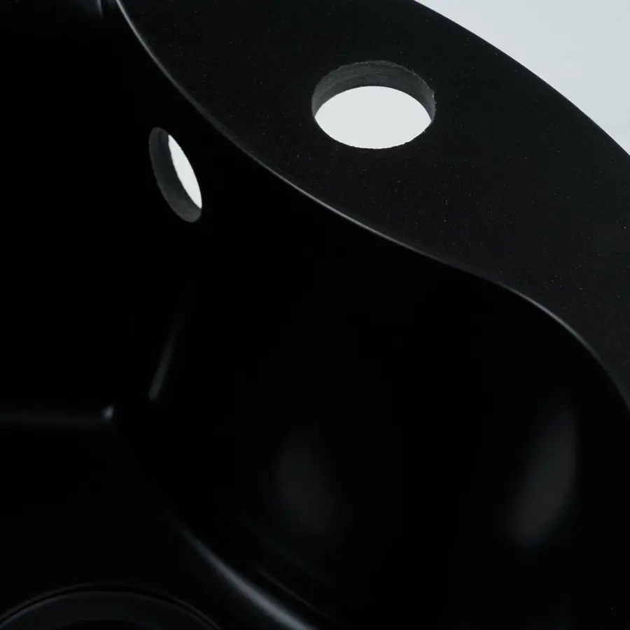 Гранітна мийка для кухні VALESO TURAS 480 матова Чорна