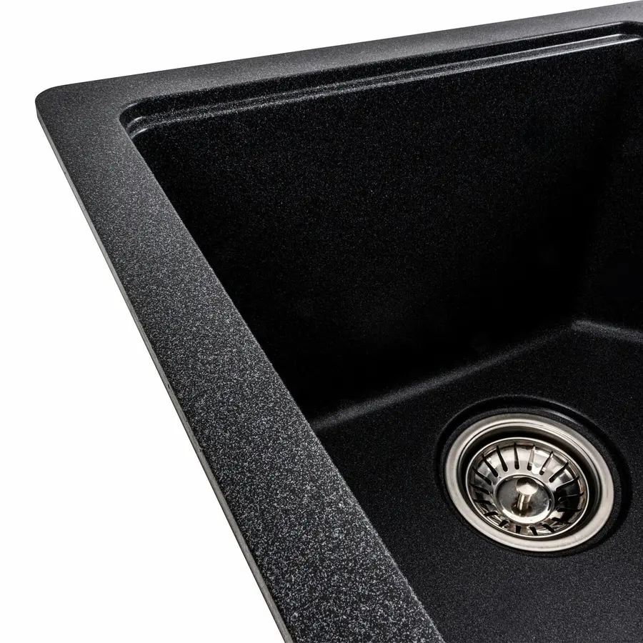 Гранитная мойка для кухни VALESO HARMONY 7850 матовая Карбон
