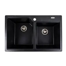 Гранитная мойка для кухни VALESO HARMONY 7850 матовая Карбон