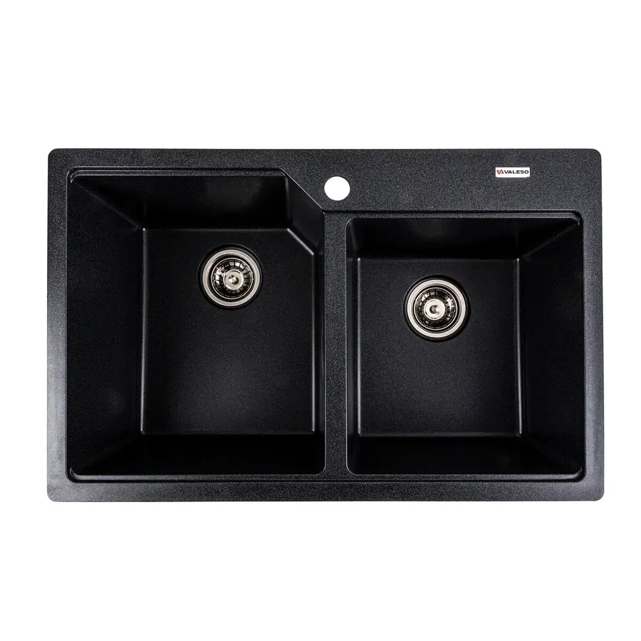 Гранитная мойка для кухни VALESO HARMONY 7850 матовая Карбон