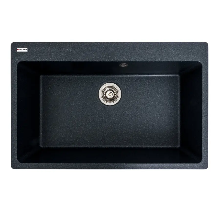 Гранитная мойка для кухни VALESO 7850 Bogema матовая (антрацит)