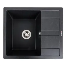 Гранітна мийка для кухні VALESO ARIA 5851 матова Карбон