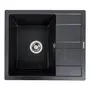 Гранітна мийка для кухні VALESO ARIA 5851 матова Карбон