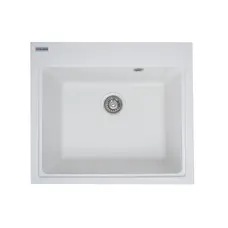 Мойка гранитная VALESO 5852 VESTA матовая Белоснежная