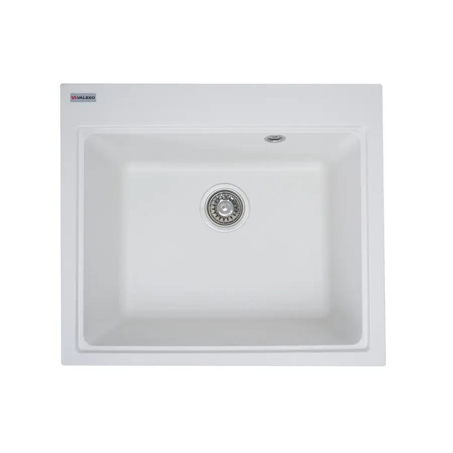 Мийка гранітна VALESO 5852 VESTA матова Білосніжна