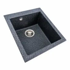 Гранітна мийка для кухні VALESO SOKIL 4150 матова Графіт