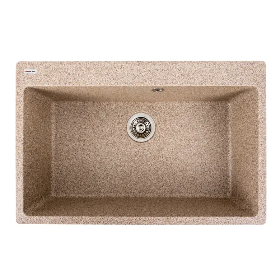 Гранітна мийка для кухні VALESO 7850 Bogema матова (карамель)