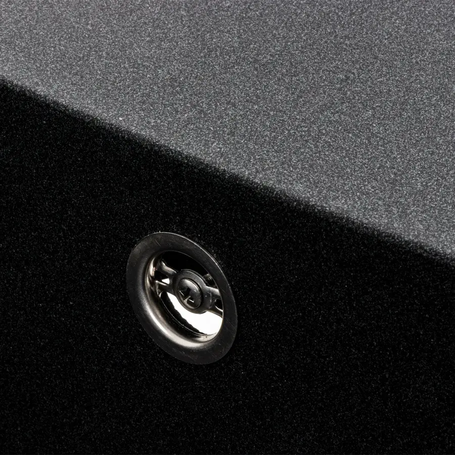 Гранітна мийка для кухні VALESO CUBE 7850 матова Карбон