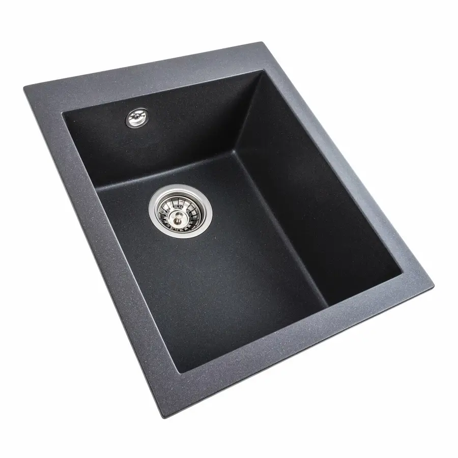 Гранитная мойка для кухни VALESO 4150 SOKIL матовый Морион