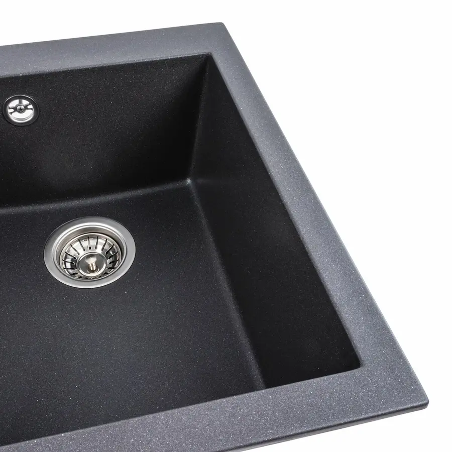 Гранитная мойка для кухни VALESO 4150 SOKIL матовый Морион