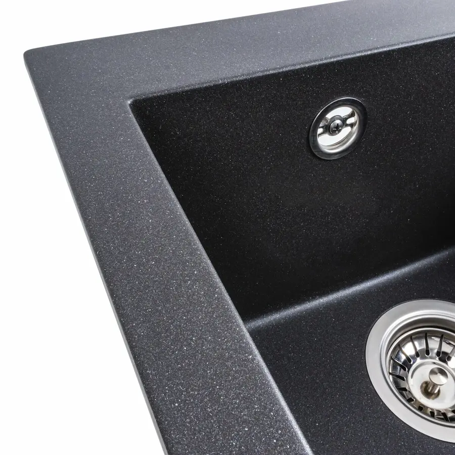 Гранитная мойка для кухни VALESO 4150 SOKIL матовый Морион