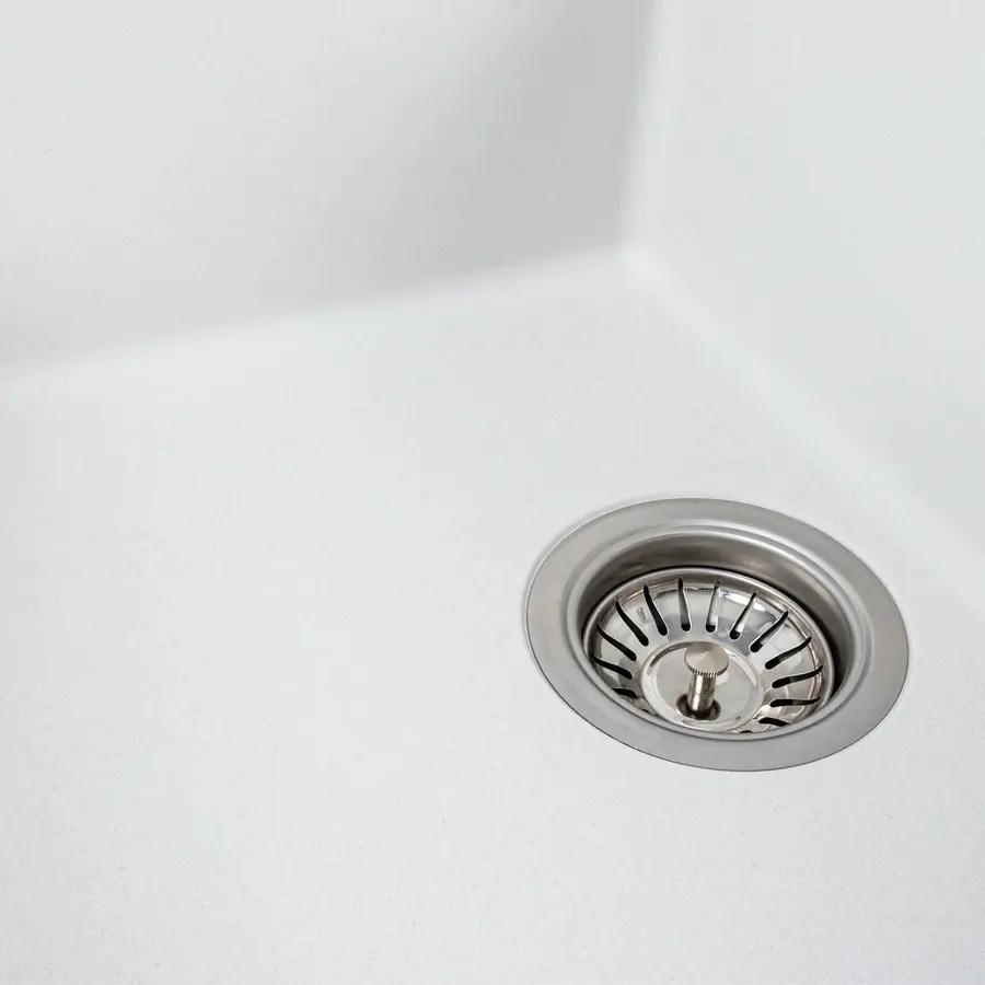 Гранітна мийка для кухні VALESO LOTOS 6550 матова Білосніжна