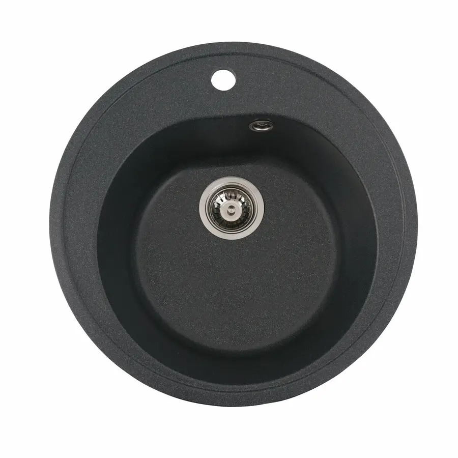 Гранитная мойка для кухни VALESO LUNA 510 матовая Антрацит