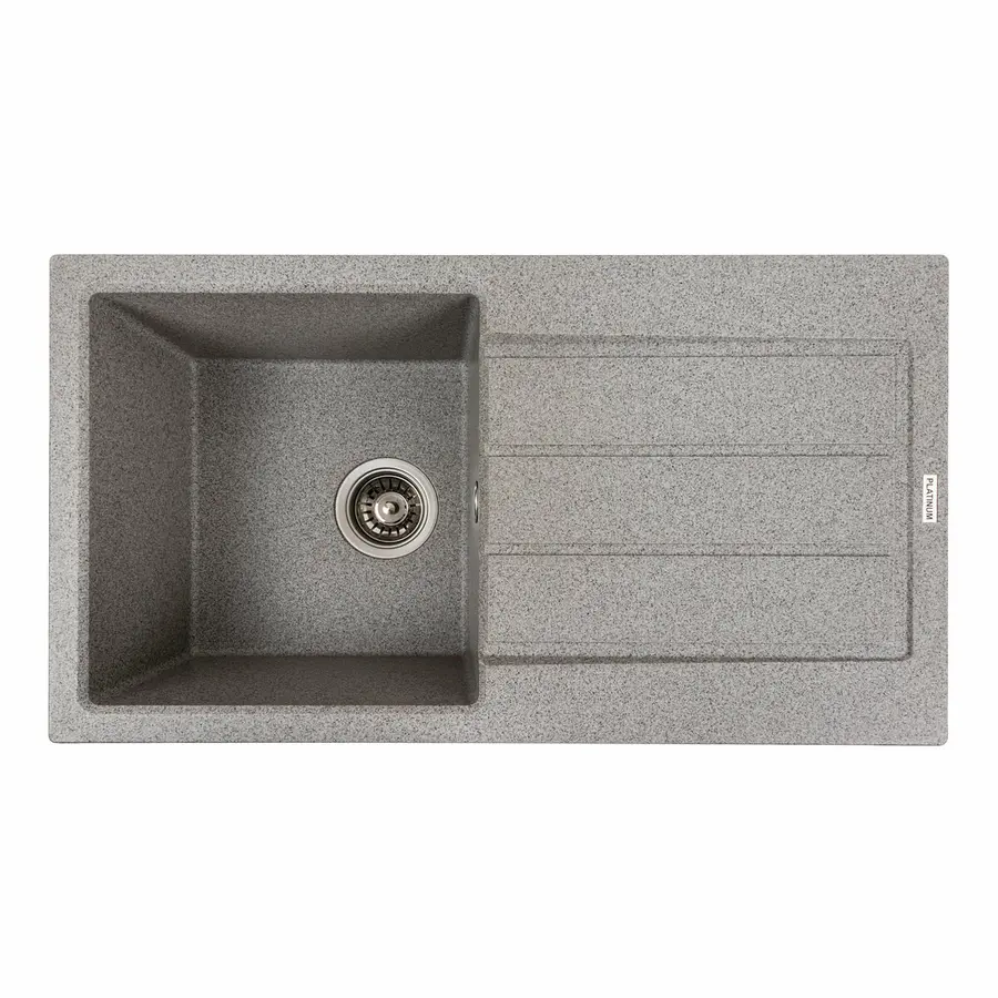 Гранитная мойка для кухни VALESO SOLID 7843 матовая Серая