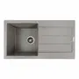 Гранитная мойка для кухни VALESO SOLID 7843 матовая Серая