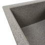 Гранитная мойка для кухни VALESO 7843 SOLID серый