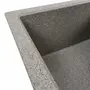 Гранитная мойка для кухни VALESO SOLID 7843 матовая Серая
