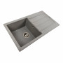 Гранитная мойка для кухни VALESO 7843 SOLID серый