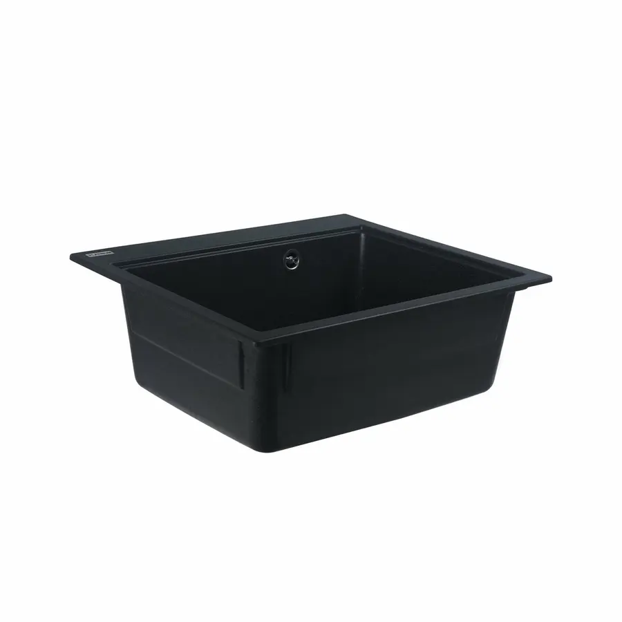 Гранитная мойка для кухни VALESO 5852 VESTA матовая Антрацит