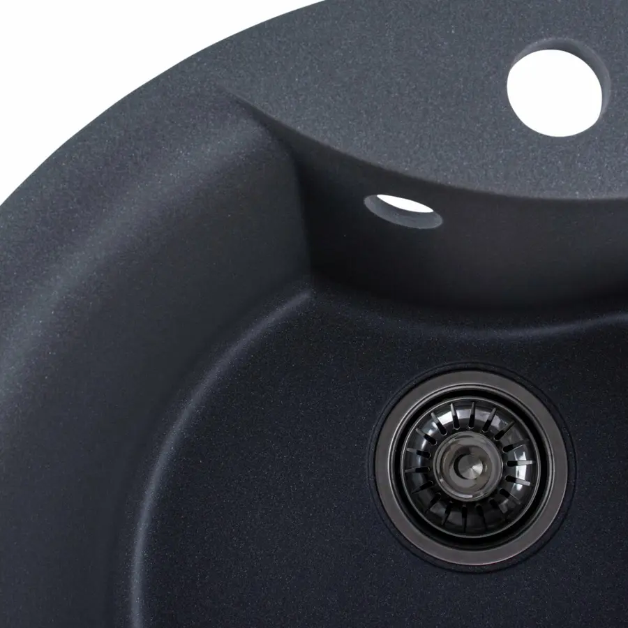 Гранитная мойка для кухни VALESO TURAS 480 матовая Серый муссон