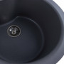 Гранитная мойка для кухни VALESO 480 TURAS матовая Серый муссон